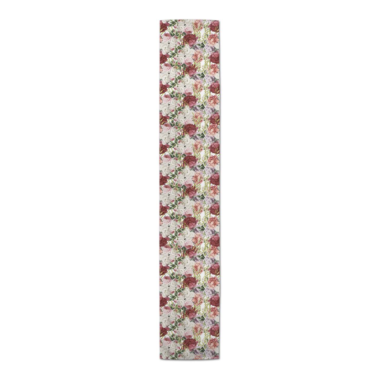 Traditional Florals Outdoor Table Runner